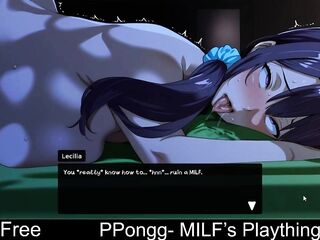 PPongg- MILF’s Plaything (free game itchio) Visual Novel, pong