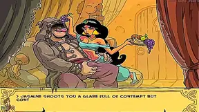 Hot Anime Princess Jasmine Trains With Sexy Genie In arousing ASMR Session