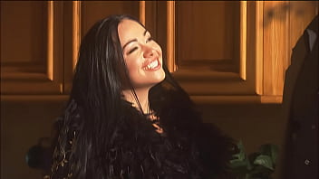 Cherokee Takes On Two Cocks In Thew Kitchen