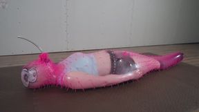 A traveler was caught and eaten by a rubber monster vacuum cleaner with a vibrator