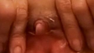 Kesha Ortega oils up and finger bangs herself before a real boning
