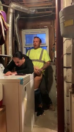 Banging a cheating fat ass in the basement