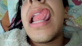 tongue out of my mouth