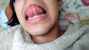 tongue out of my mouth