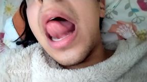 tongue out of my mouth