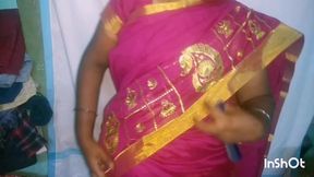 Big Ass Tamil Saree Housewife Big Boobs Fuck in Village