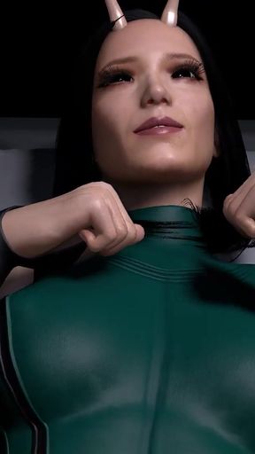 Memorable moment from &quot;Fucking Mantis in Missionary - Guardians of the Galaxy Parody&quot;