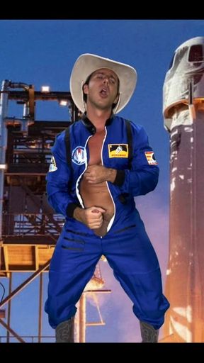 Space Suit Jack off