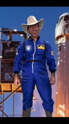Space Suit Jack off