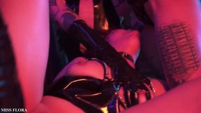 Latex Fetish Orgy Strapon Gangbang with Mistress Ae &mdash;  Mixstress Vida &mdash;  Mushroom Sofi