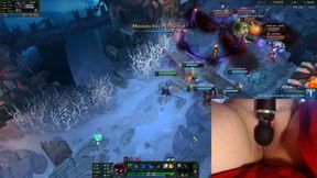 Intense Solo Gaming Session with Vibrator Pleasure and Clit Stimulation