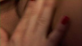Cassandra Cruz and Fiona Cheeks get on matching red lingerie bra and panty sets before...