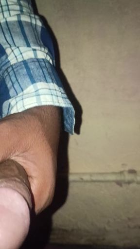 Boy mastarbrshan land in hand