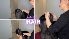 Braiding My Friend’s Hair