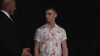 Jack Waters is spanked and stretched out with a dildo