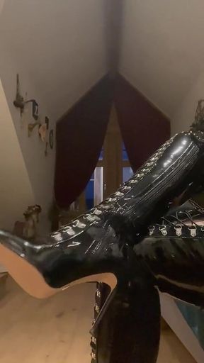 Pvc Giaro Laced Boots