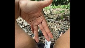 This afternoon when I got home from school I went to the woods where I could be alone and masturbate in peace, haha  I hope someone finds me and helps me