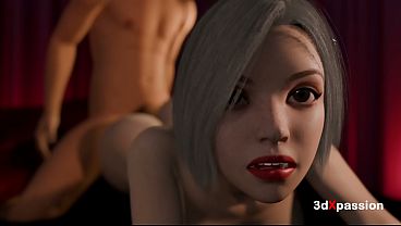 Red light district. Hard sex with  very hot college girl in a brothel