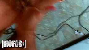 Mofos Ashley Adams Makes Her Pussy Wet By Watching Some Porn Before BF Michael Masters Comes