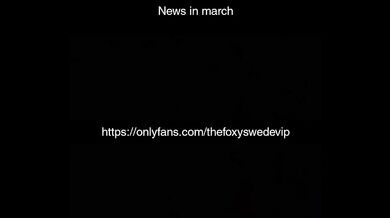 Swedish milf masturbate with huge fisting dildo