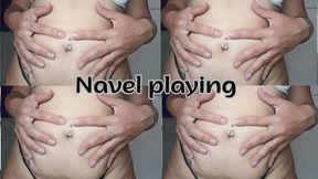 Finger + pen = my belly button trembling with pleasure