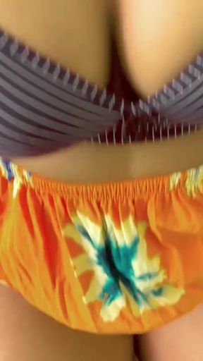 Memorable moment from &quot;Look at her boobs she wants cum on her boobs&quot;
