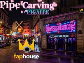 Pipe Carving in Pigalle. Sexshopcin L'annexe Du Sexodrme Paris Vanessabitchx