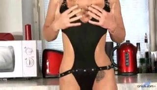 Sexy Dione Darling wet and horny in the bathroom