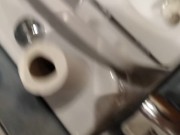 Gran Polla De Cerca en el Baño Con el Satisfyer, Me Corro en El y Me Lo Meto en El Culo!-Parte 2