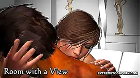 Seductive 3D Vampire Tempts Hero with Sensual Pleasures