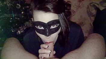 Cheating Wife Suck Stranger Cock on Christmas Swing Party