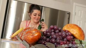 PORNSTARPLATINUM Alix Lovell Pleasure Solo with Big Cock&#x1F346; Buzz