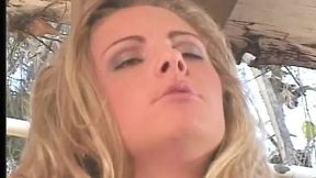 Two blonde sluts receive a hard fuck