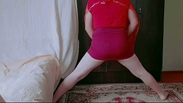 Self Ass Spanking Big Butt Booty Lady Boy Sissy Kitty