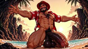 Rock Hard Men Ai Art