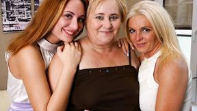 ”Two matures licking a teen beaver”