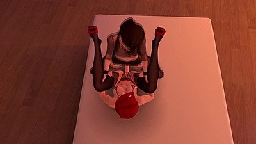 Goth girl fucks Redhead