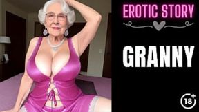 Sinful granny gets gang-banged by two young studs for a wild XXX adventure.