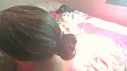 Midget Caramel Skin With Huge Big Tits Gives A Blowjob Homemade In The Bedroom