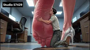 Make Love To Giantess Secretary's Bare Foot