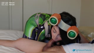 Froppy gets a mouthful of cum. Homemade amwf cosplay