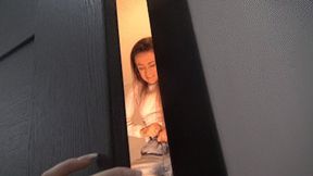 Spying in the toilet! mp4 HD