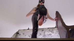 Stella - Under The Seat Of Catwoman - Black Half Ballet Shoes - MIX - Polish Language - 4K