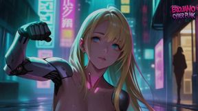A Futuristic World with Beautiful Women and Cyborgs