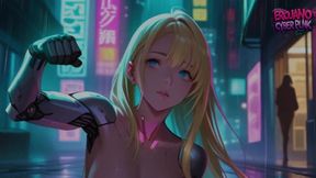 A Futuristic World with Beautiful Women and Cyborgs