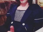 Hattabi4ik Sweet Crossdresser Self Pissing Femboy Fetish (Gold Rain)