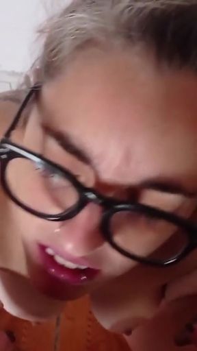 Captivating moment from &quot;SHE TALKS ON THE PHONE WITH HER BOYFRIEND WHILE SUCKING SOMEONE ELSE&#039;S COCK&quot;