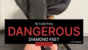 Dangerous Diamond - Extreme Sparkling Platform Heels I Lady Evaa I 2,7K Version