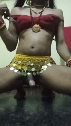 Hot Indian Shemale Porn Star Cumming