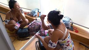 bastidores de uma gravacao porno com a rabuda mais gostosa do brasil - vitoria beatriz - capoeira